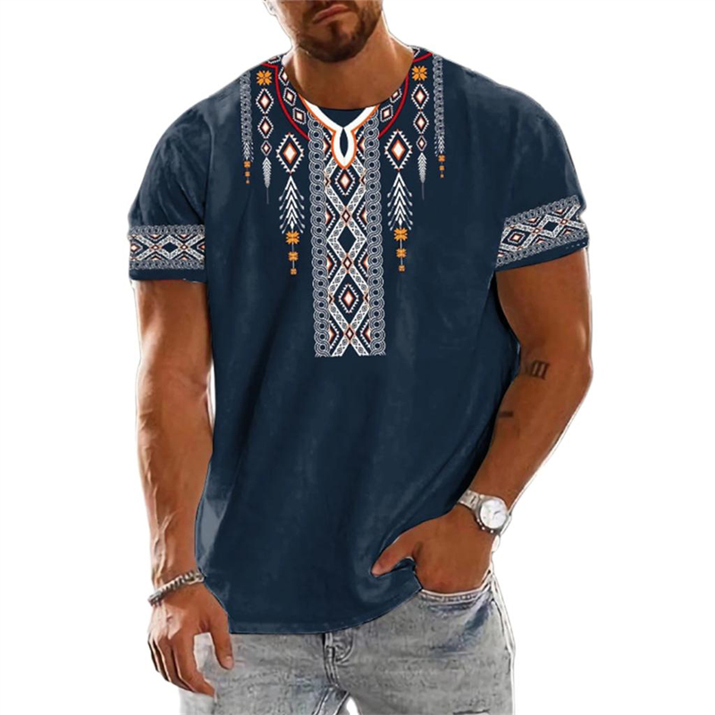 Ethnic Fashion Trends 2025 - แนวโน้ม 2025 Vintage EtnikกราฟิกTเสื้อYaz ModaKollu 3D
