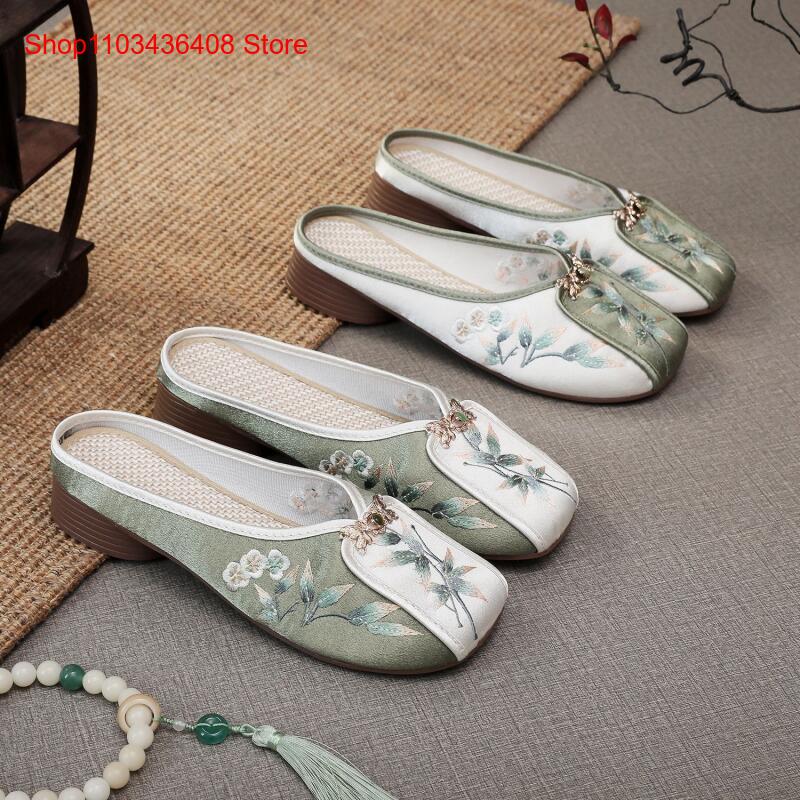 รองเท้าแตะปักลายใหม่สำหรับใส่ใ - Ethnic Fashion For Women บทวิจารณ์และราคา
