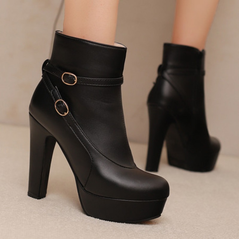 รองเท้าบูทแฟชั่นผู้หญิงแบบสั้น - Ethnic Fashion For Women บทวิจารณ์และราคา