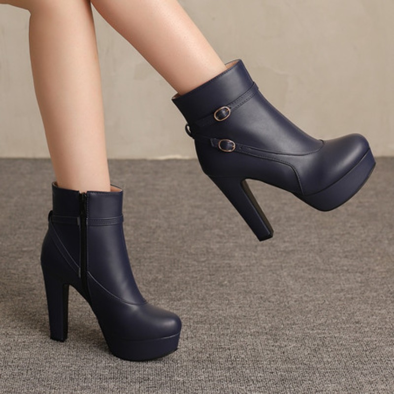 รองเท้าบูทแฟชั่นผู้หญิงแบบสั้น - Ethnic Fashion For Women บทวิจารณ์และราคา