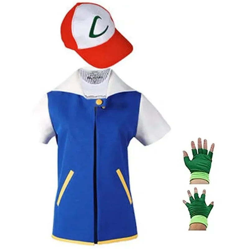 คอสเพลย์อะนิเมะ Ash Ketchum เส - Haori Japanese Jacket บทวิจารณ์และราคา
