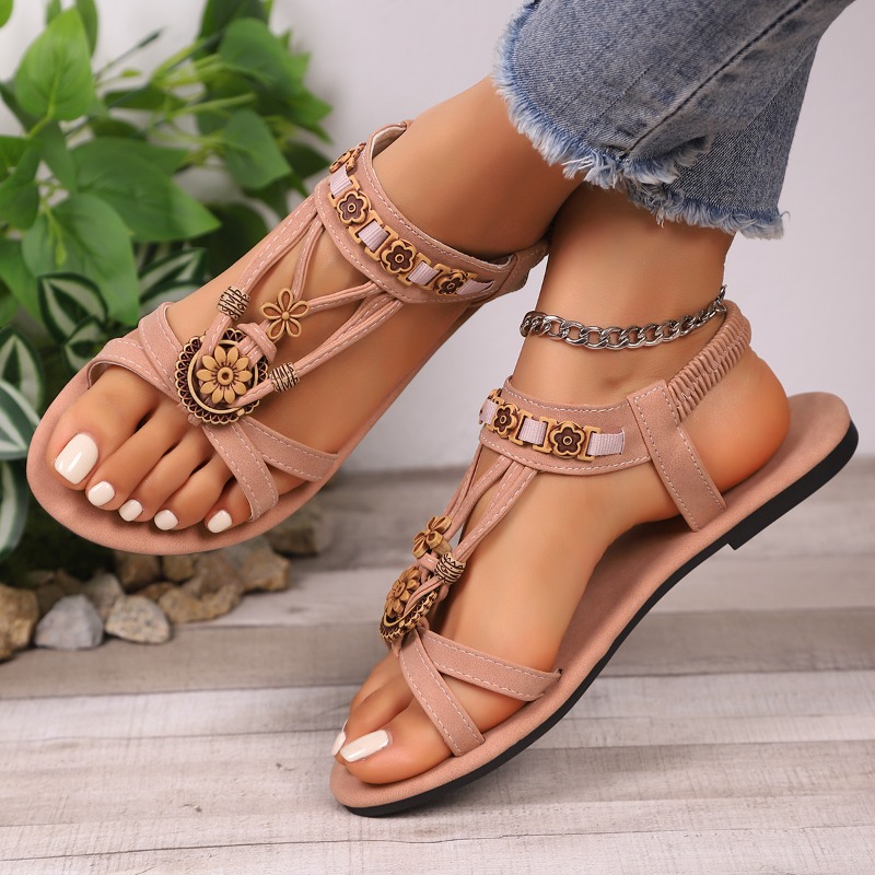 Vintage Ethnic Wind Soft Sole  - Ethnic Fashion For Women บทวิจารณ์และราคา
