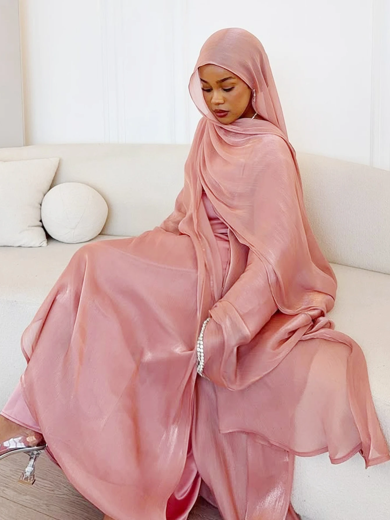 ชุดอาบายะห์มุสลิมสำหรับวันอีด  - Jalabiya Women Arabic บทวิจารณ์และราคา