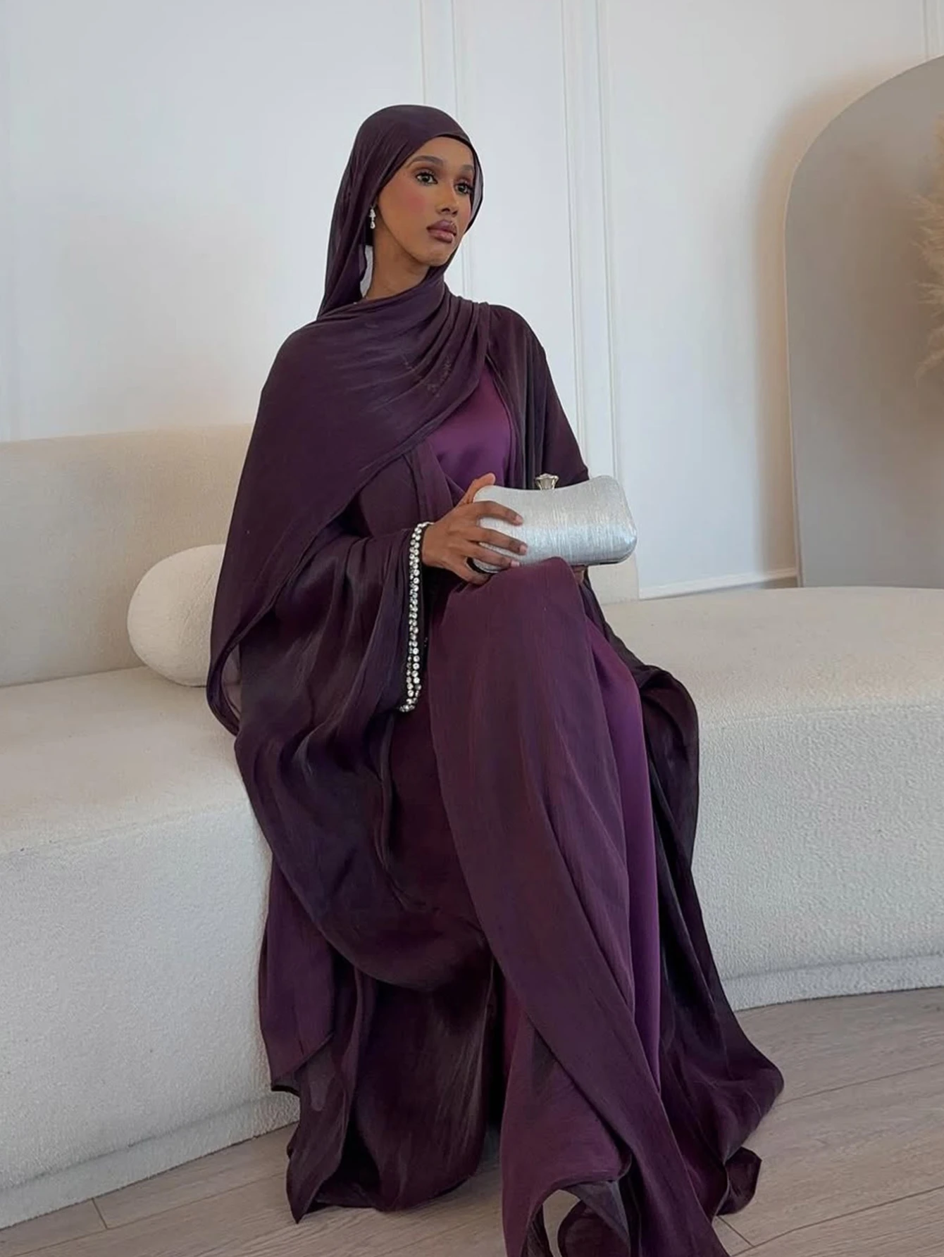ชุดอาบายะห์มุสลิมสำหรับวันอีด  - Jalabiya Women Arabic บทวิจารณ์และราคา