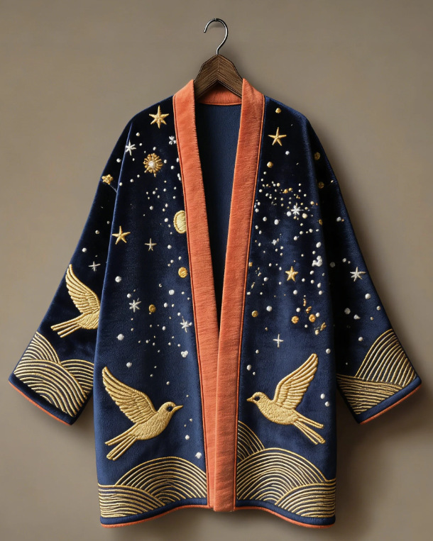 เสื้อคลุมคาร์ดิแกนสไตล์ญี่ปุ่น - Haori Japanese Jacket บทวิจารณ์และราคา