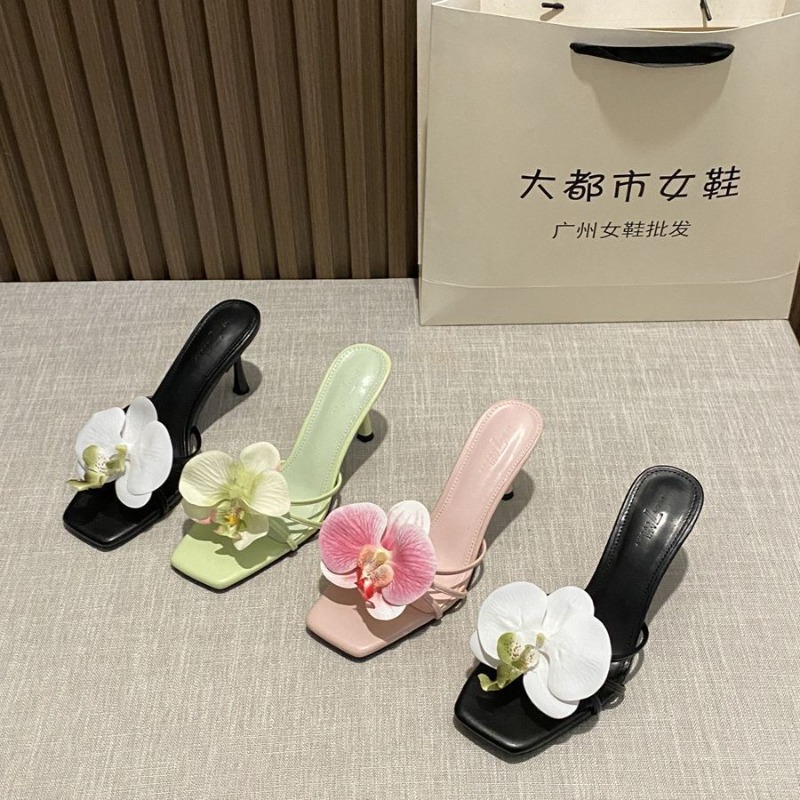 รองเท้าแตะผู้หญิงตกแต่งดอกไม้  - Ethnic Style บทวิจารณ์และราคา