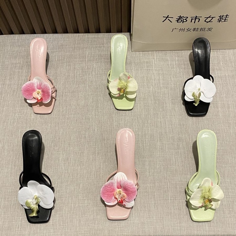 รองเท้าแตะผู้หญิงตกแต่งดอกไม้  - Ethnic Style บทวิจารณ์และราคา