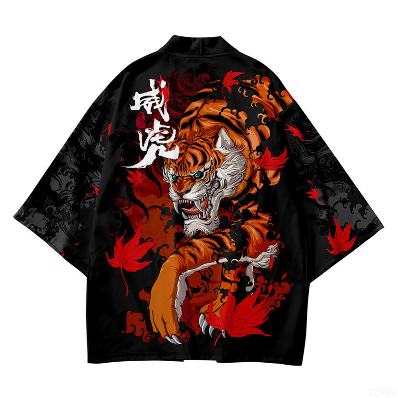 ชุดกิโมโนสีดำเปิดปกผู้ชายและผู - Haori Japanese Jacket บทวิจารณ์และราคา