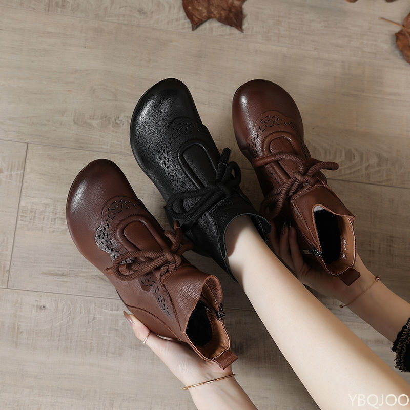 รองเท้าบูทผู้หญิงแฟชั่นฤดูใบไม - Ethnic Fashion For Women บทวิจารณ์และราคา