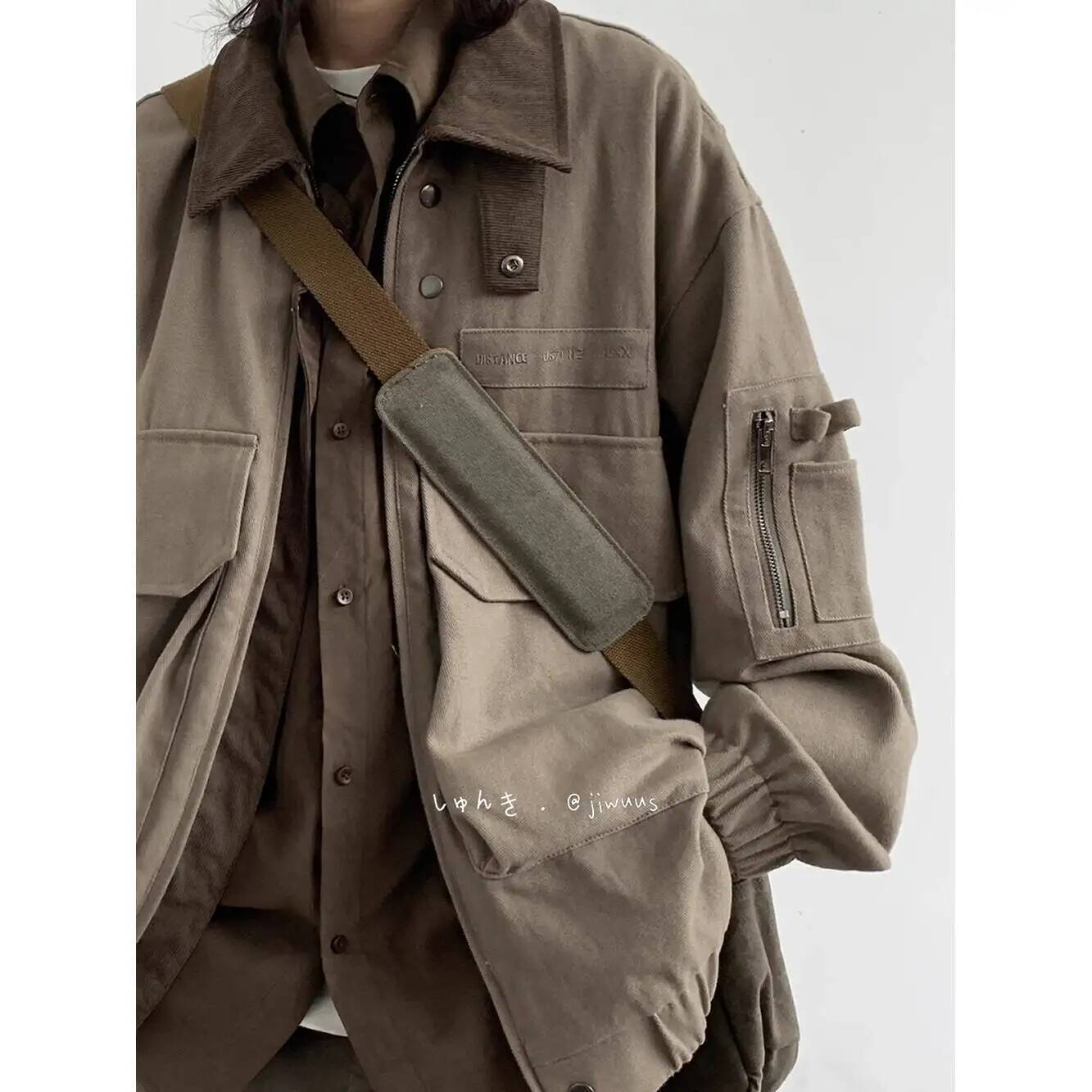 ผู้ชายแจ็คเก็ตฤดูใบไม้ผลิฤดูใบ - Haori Japanese Jacket บทวิจารณ์และราคา