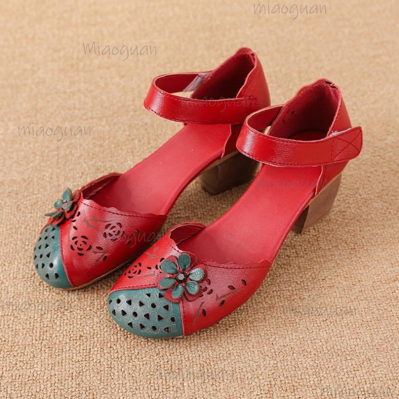 รองเท้าส้นเตารีดแบบกลาดิเอเตอร - Ethnic Fashion For Women บทวิจารณ์และราคา