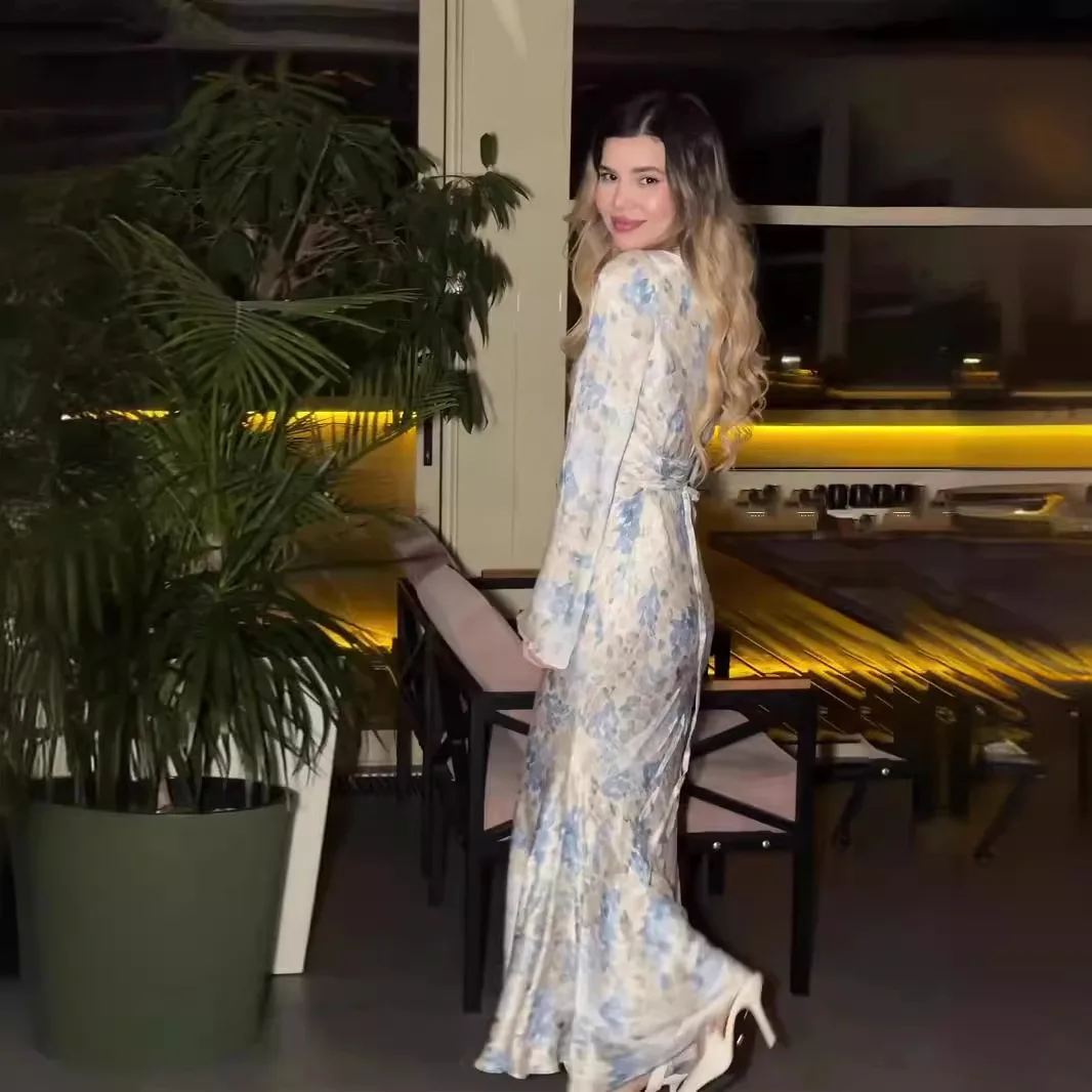 Eid มุสลิม Abaya สําหรับชุดสตร - Jalabiya Women Arabic บทวิจารณ์และราคา