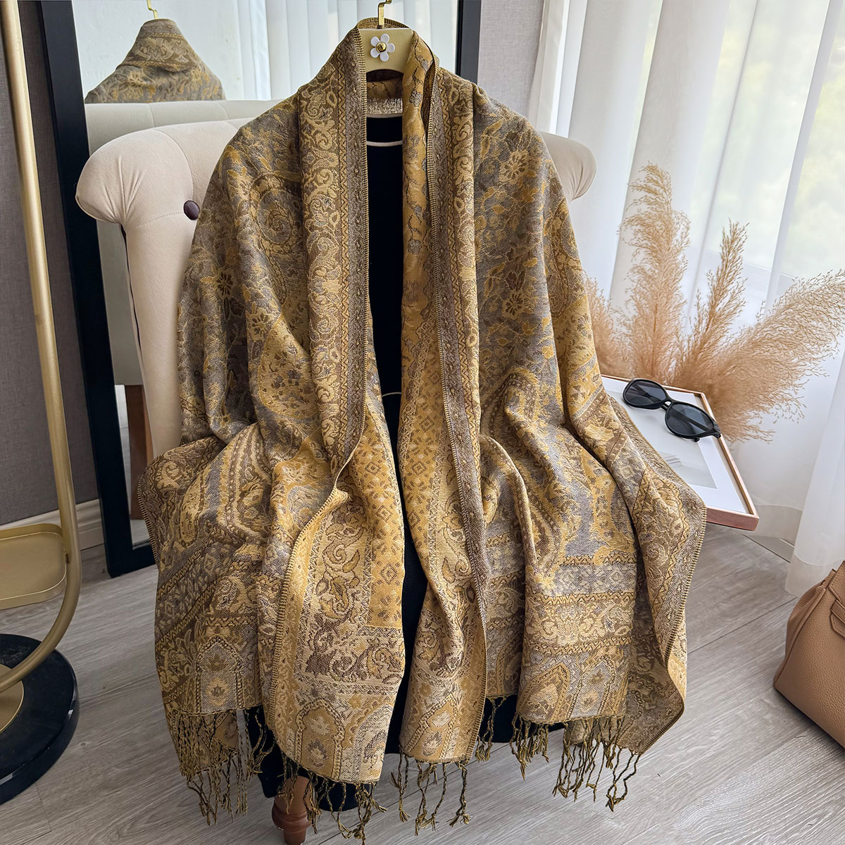 2025 พู่ผ้าห่มออกแบบสไตล์ชาติพ - Ethnic Fashion Designer บทวิจารณ์และราคา