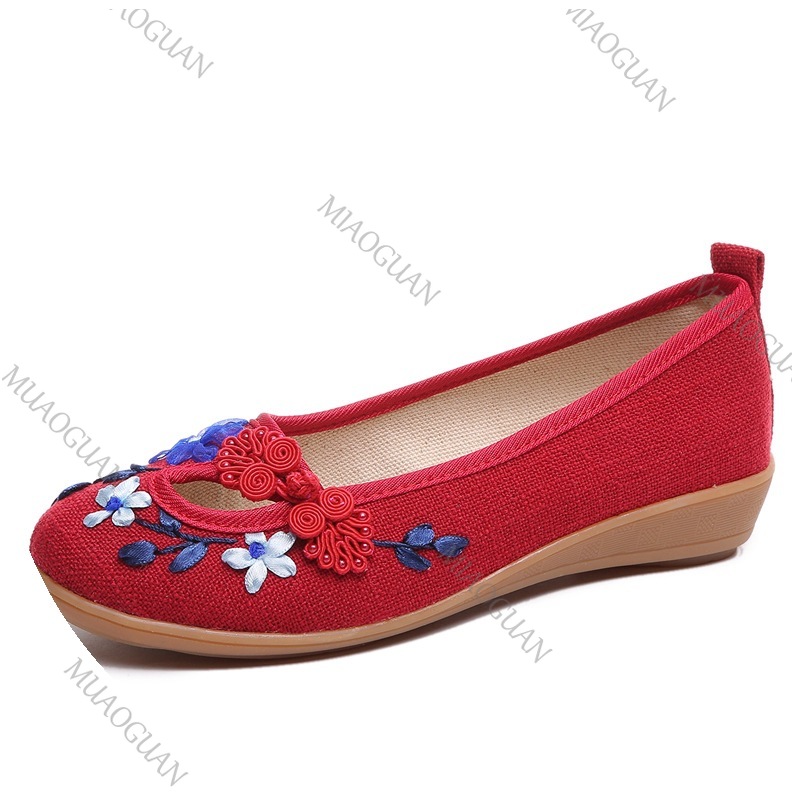 รองเท้าส้นเตารีดปักลายสำหรับผู - Ethnic Fashion For Women บทวิจารณ์และราคา
