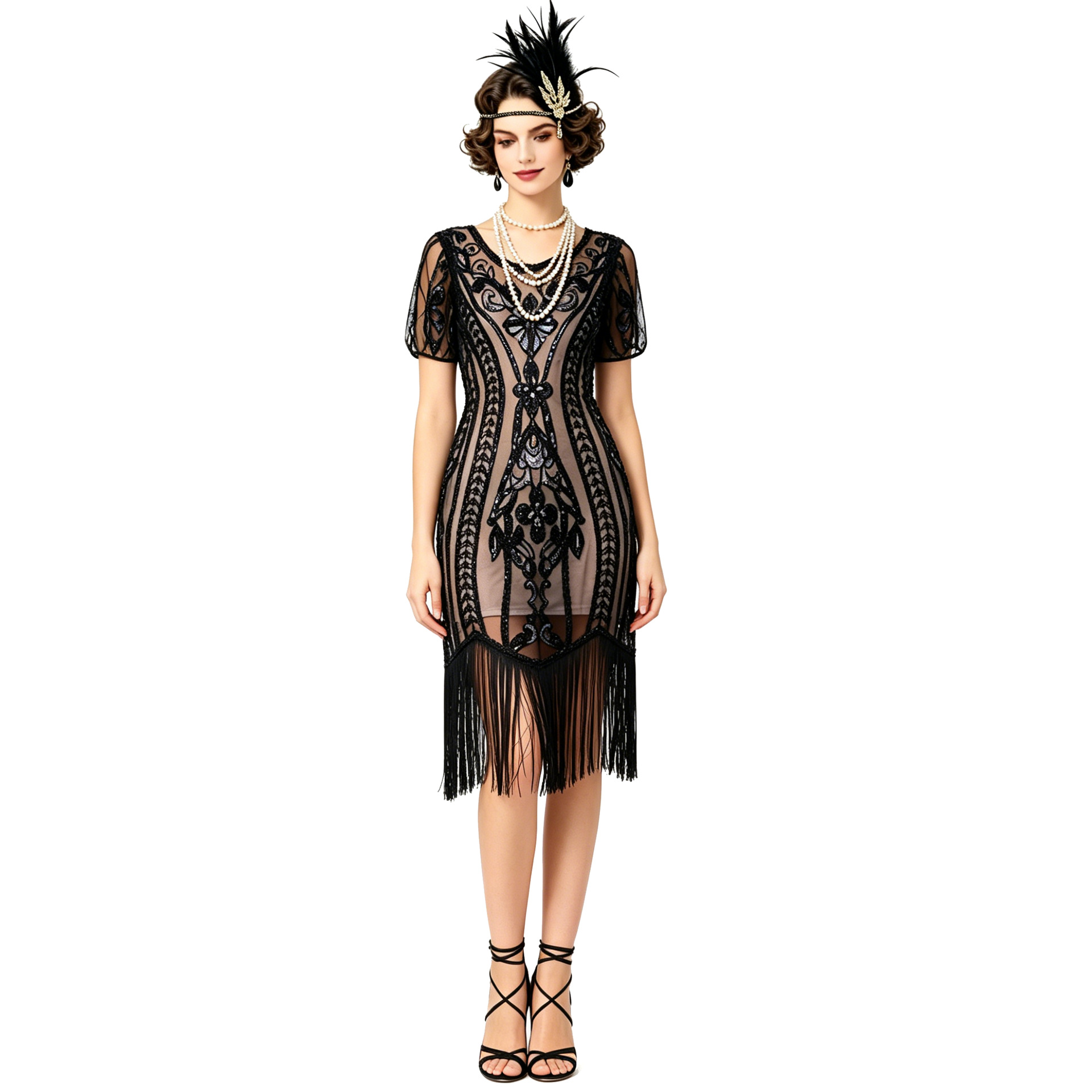 ชุดเดรสปักเลื่อมพู่ห้อยสไตล์วิ - Ethnic Fashion Collection บทวิจารณ์และราคา
