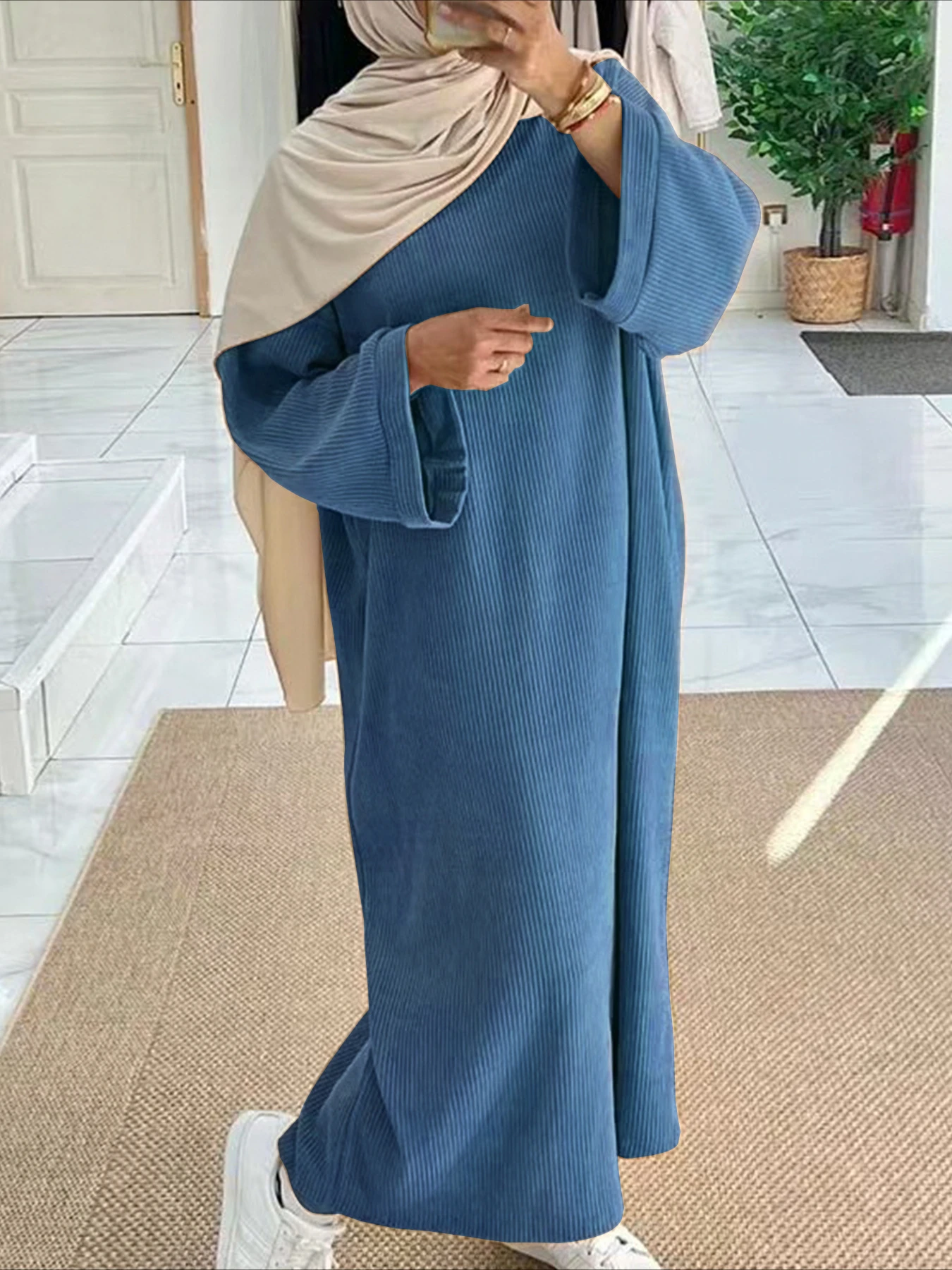 Eid มุสลิมผู้หญิงเจียมเนื้อเจี - Jalabiya Women Arabic บทวิจารณ์และราคา