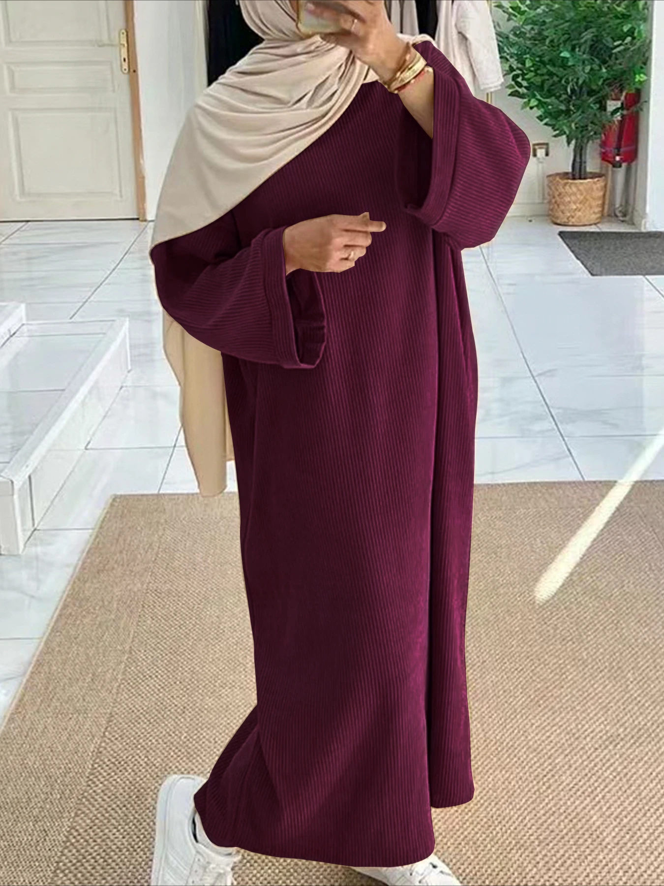 Eid มุสลิมผู้หญิงเจียมเนื้อเจี - Jalabiya Women Arabic บทวิจารณ์และราคา