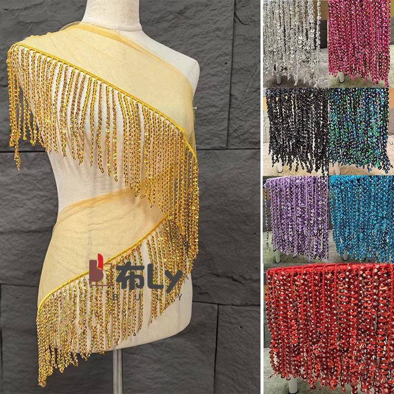พู่ประดับเลื่อมลูกปัดขนาด 15 ซ - Ethnic Fashion Designer บทวิจารณ์และราคา