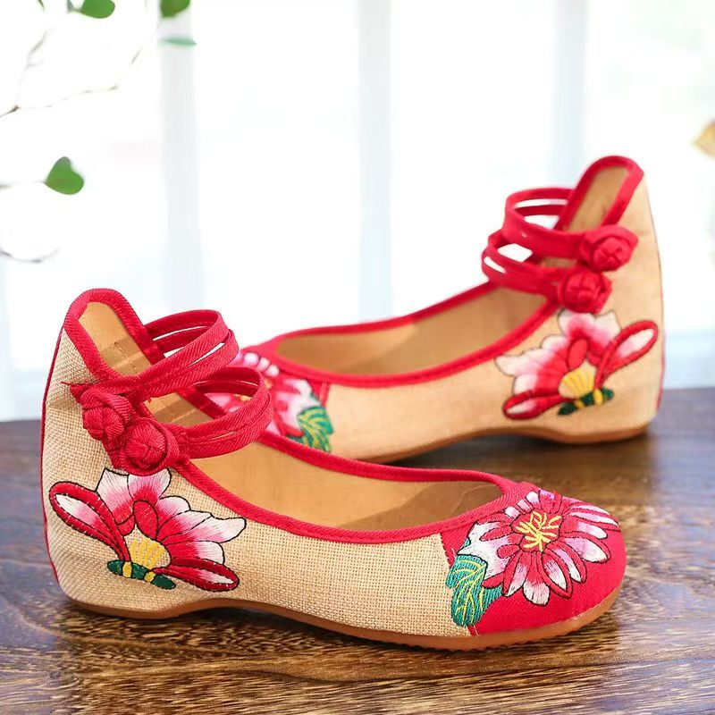 รองเท้าผ้าปักลายสำหรับผู้หญิง  - Ethnic Fabric บทวิจารณ์และราคา